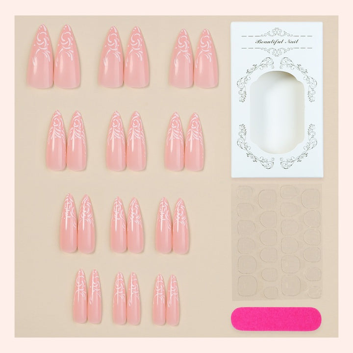 Nail art set with elegant designer patterns Stornfield