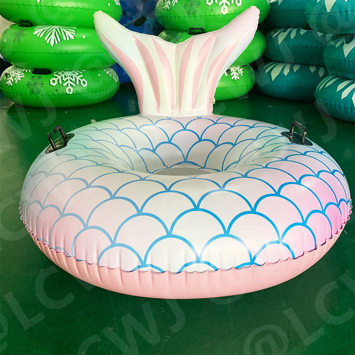 Women inflatable swimming ring with fish tail design Stornfield