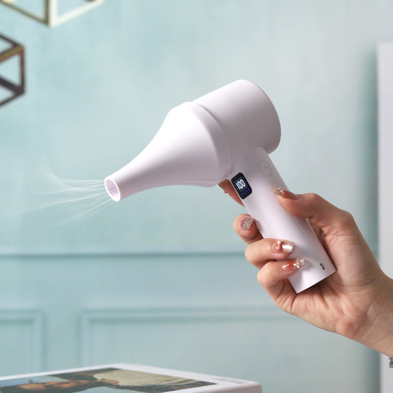 Ladies portable mini misting fan with LCD temperature display Stornfield