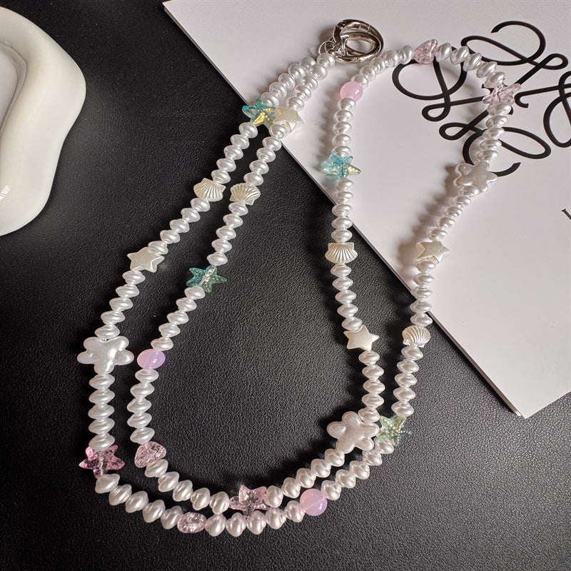 Elegant Pearl Beaded Eyewear Holder Stornfield