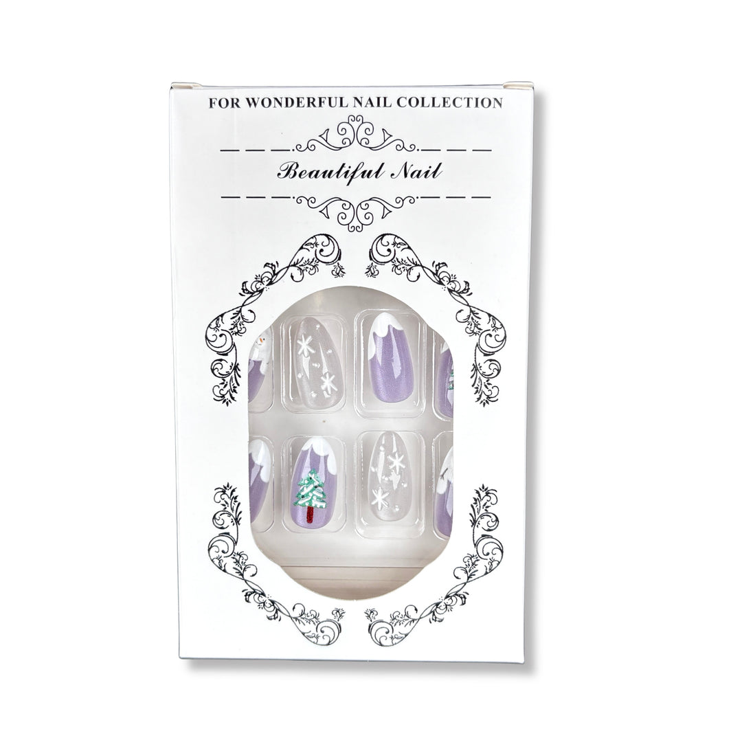 Holiday-Themed Press-On Nail Art Collection