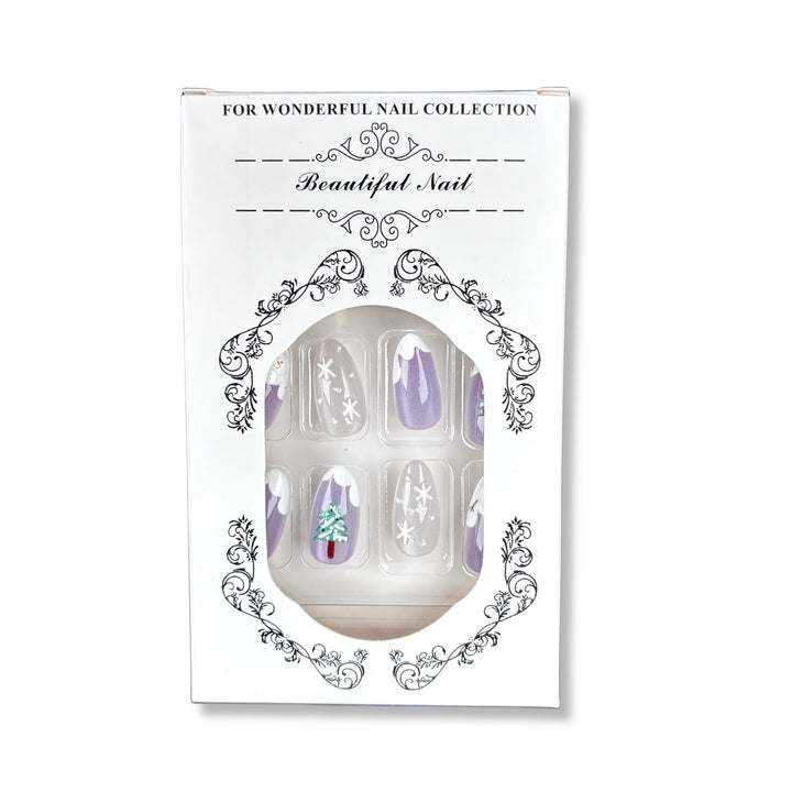 Holiday-Themed Press-On Nail Art Collection