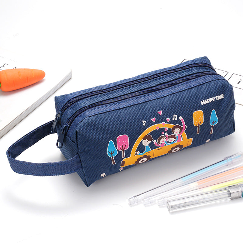 Fun-Themed Multi-Zipper Pencil Case Stornfield
