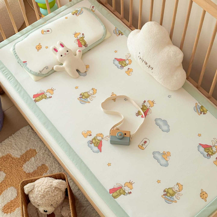 Waterproof Baby Mattress Cover with Cute Dog Prints and Breathable Cover
