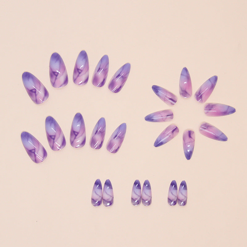 Artistic Marble Press-On Nail Tips Stornfield
