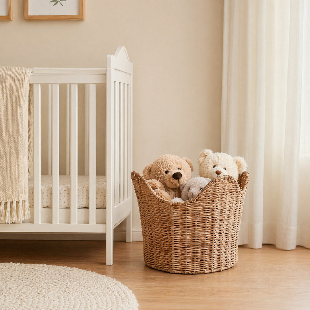 Handmade storage basket in contemporary design Stornfield