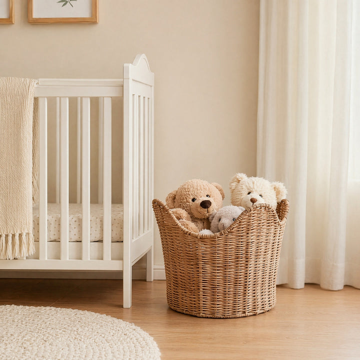 Handmade storage basket in contemporary design Stornfield