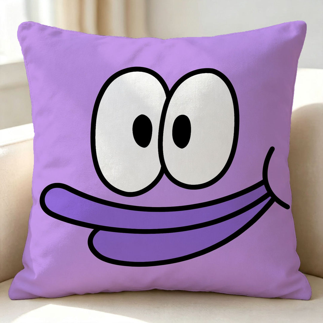 Cartoon Character-Themed Decorative Throw Pillow