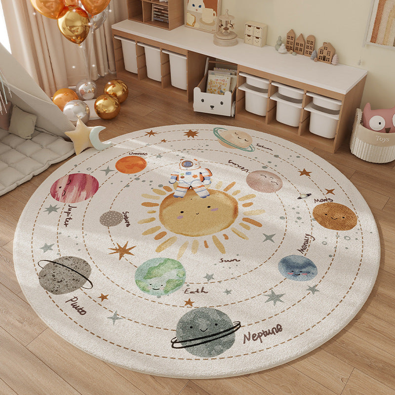 Alphabet-Themed Educational Area Rug for Kids