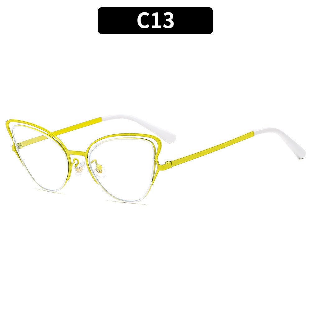 Women's Cat-Eye Sunglasses with Luxurious Metal Frame and High-Quality Gradient Lenses Stornfield