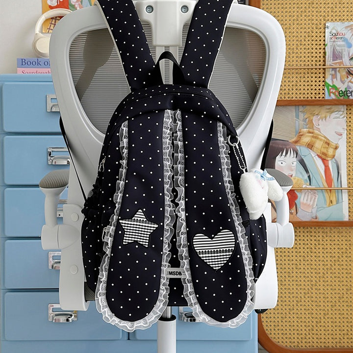 Cute Bunny-Ear Drawstring Backpack Stornfield