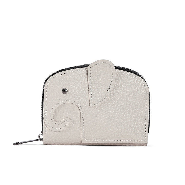 Premium Zippered Leather Coin Wallet