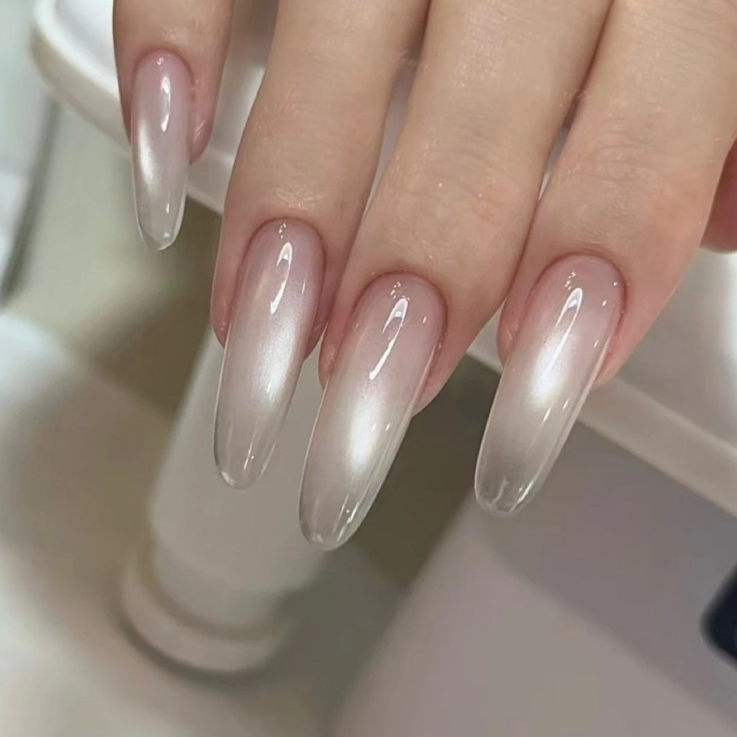 Elegant artificial nails with ombre effect Stornfield