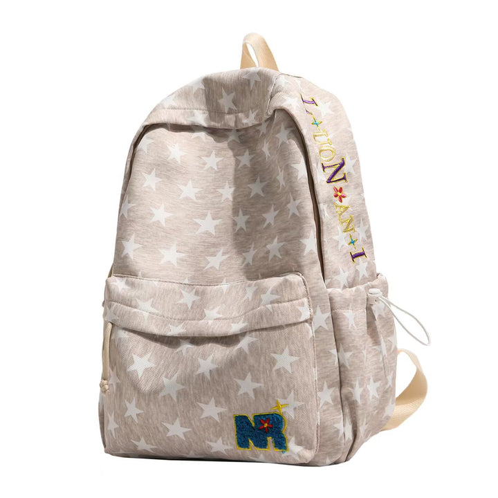 Star-Patterned Casual Backpack Stornfield