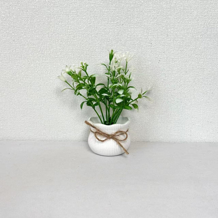 Decorative Potted Flower Arrangement for Indoor Decor