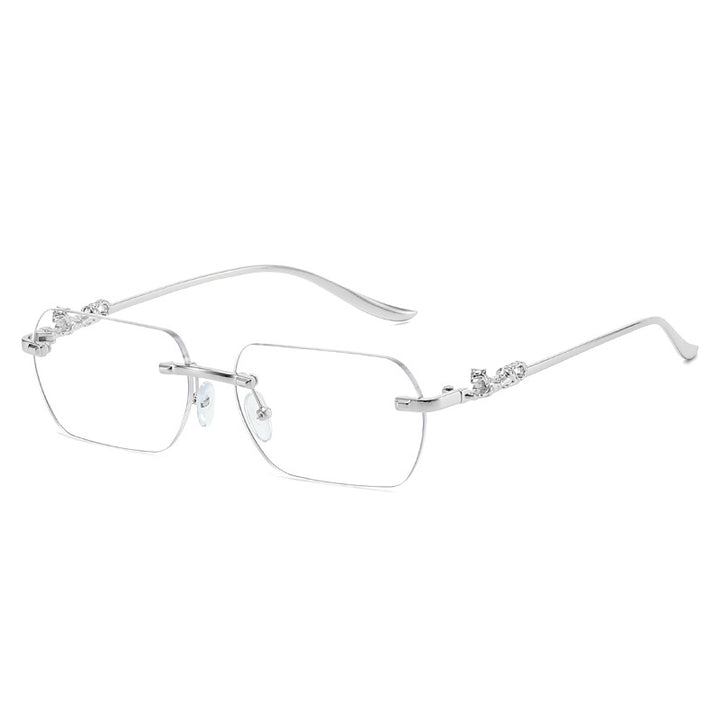 Ladies elegant half-rim glasses with decorative details Stornfield