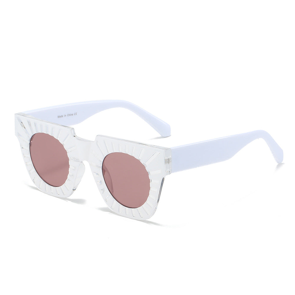 Ladies Fashion Sunglasses with Creative Geometric Frame Stornfield