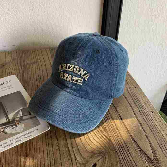 Unisex Vintage-Inspired Embroidered Denim Cap Stornfield