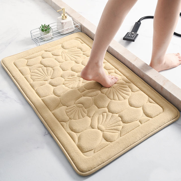 Coastal Pebble Design Bath Mat Stornfield