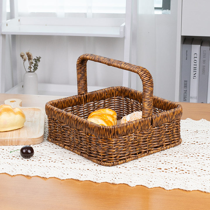 Handcrafted Natural Fiber Storage Basket Stornfield