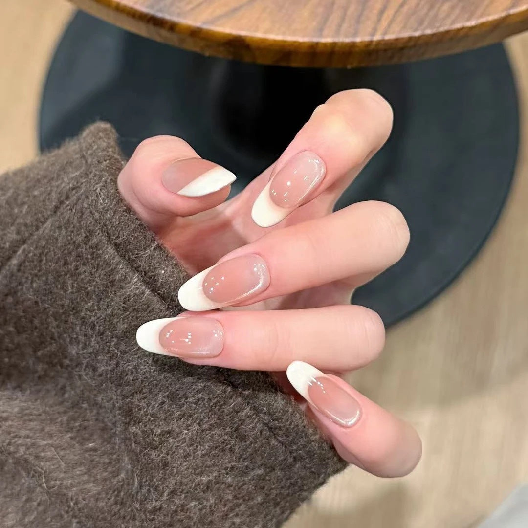 Ombre French Tip Press-On Nails Stornfield