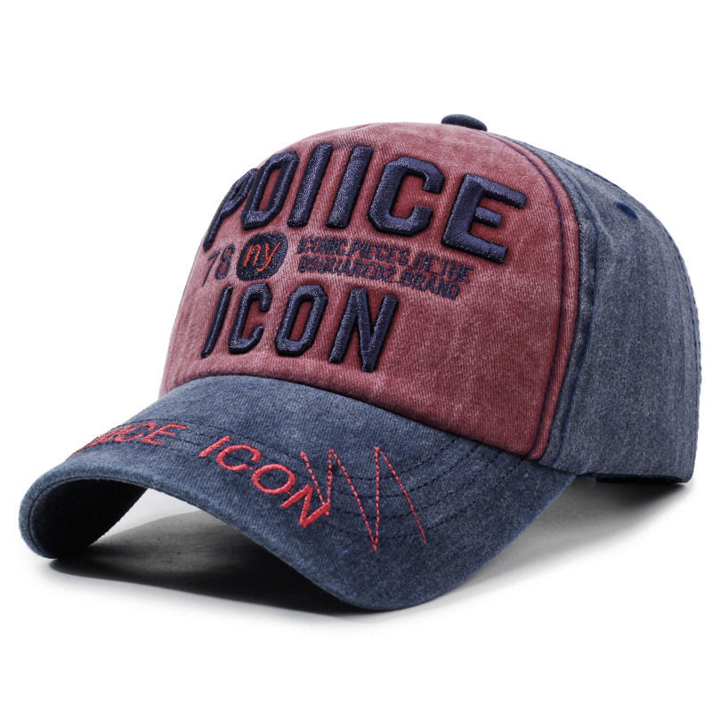 Men's Vintage-Inspired Embroidered Baseball Cap Stornfield
