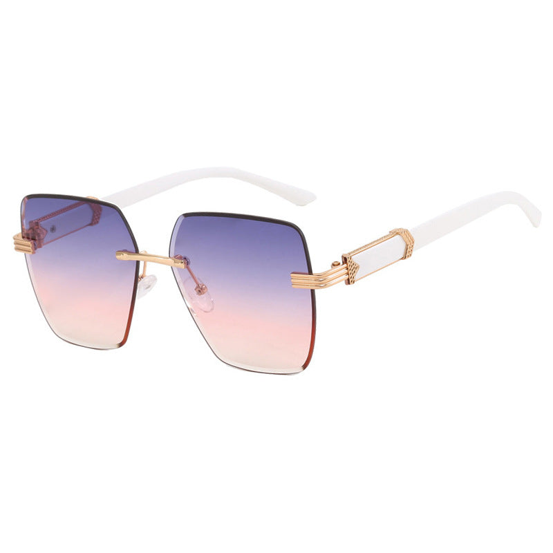 Women's trendy square sunglasses with glamorous accents and UV protection Stornfield