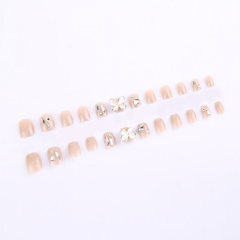 Artistic Press-On Nail Design