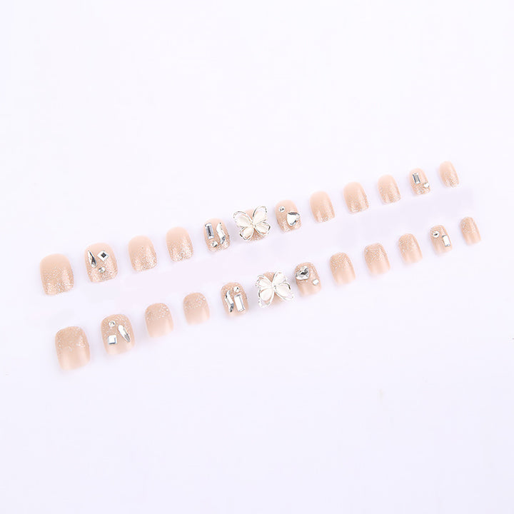 Artistic Press-On Nail Design