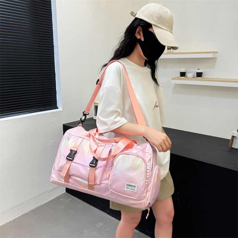 Iridescent Multi-Pocket Sports Duffle Bag Stornfield