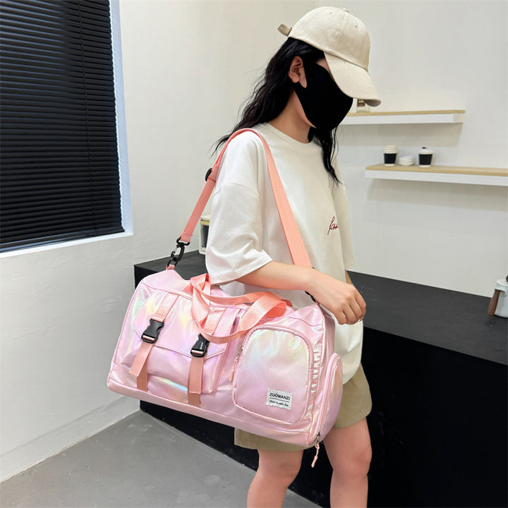 Iridescent Multi-Pocket Sports Duffle Bag Stornfield
