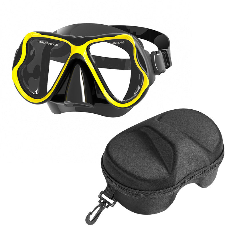 Diving mask with wide field of vision and comfortable wearing comfort Stornfield