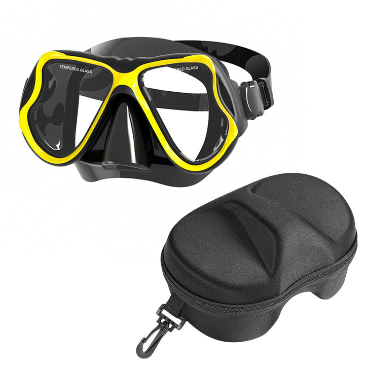 Diving mask with wide field of vision and comfortable wearing comfort Stornfield