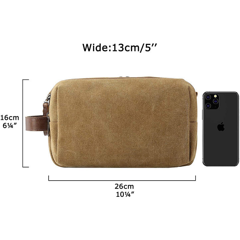 Durable Canvas Utility Toiletry Bag