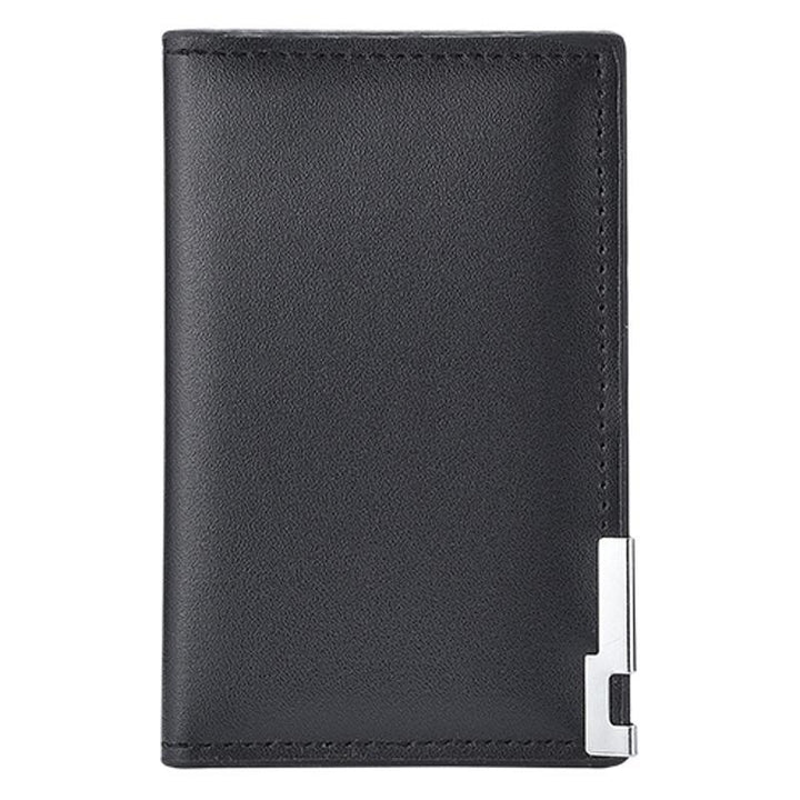 RFID-Blocking Genuine Leather Card Holder