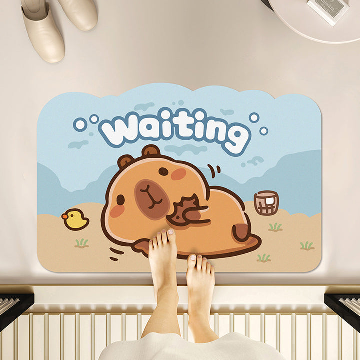 Cartoon Character Door Mat for Home Entryway