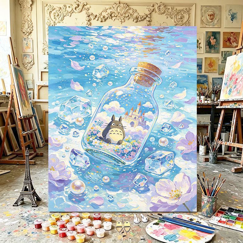 Magical Bottle Canvas Art Print Stornfield