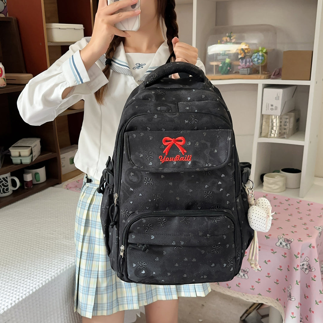 Playful Illustrated Graphic Backpack Stornfield