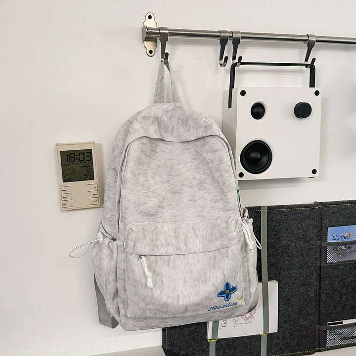 Casual Floral-Embroidered Backpack Stornfield