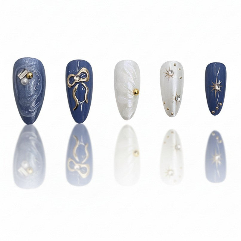 Artistic Acrylic Press-On Nail Set Stornfield
