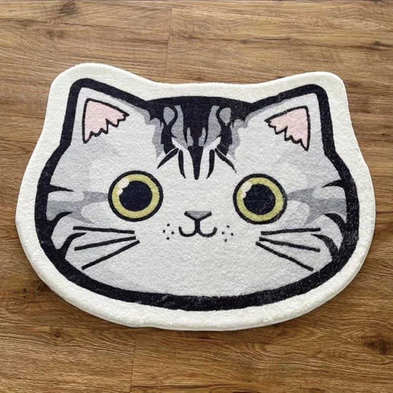 Cat-Shaped Bath Mat