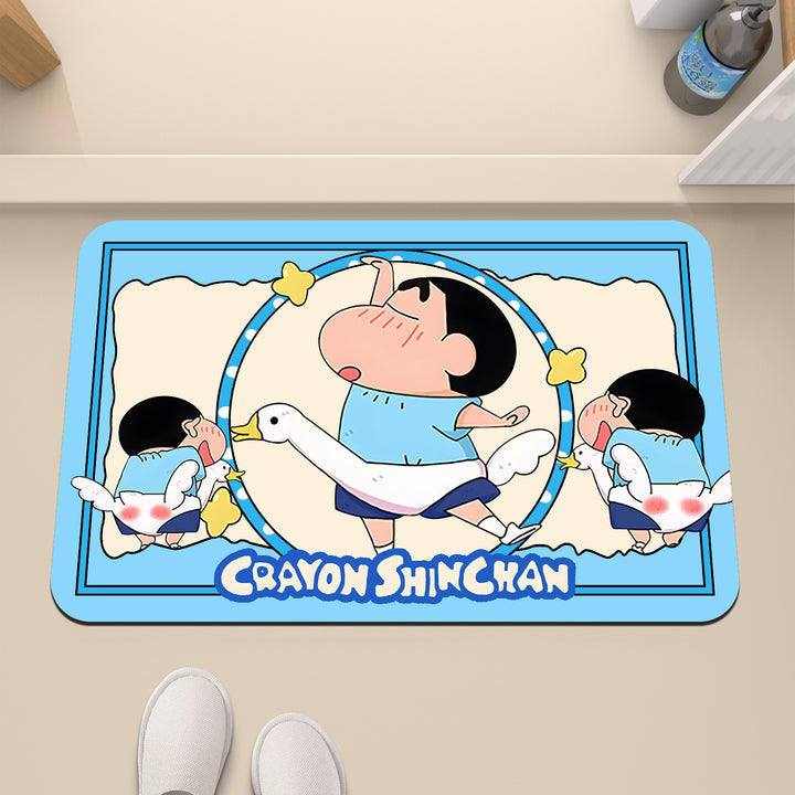 Cartoon Character Themed Bath Mat