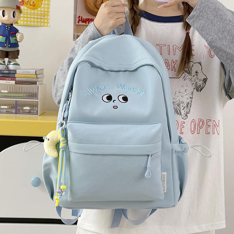 Playful Illustrated Character Backpack Stornfield