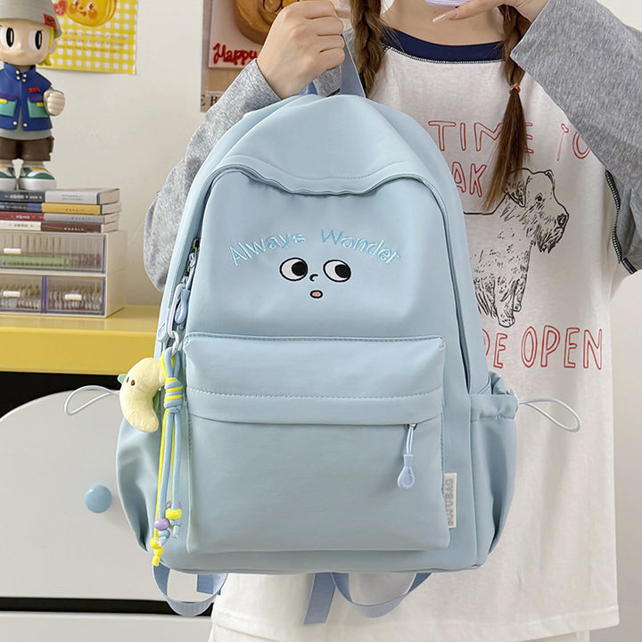 Playful Illustrated Character Backpack Stornfield