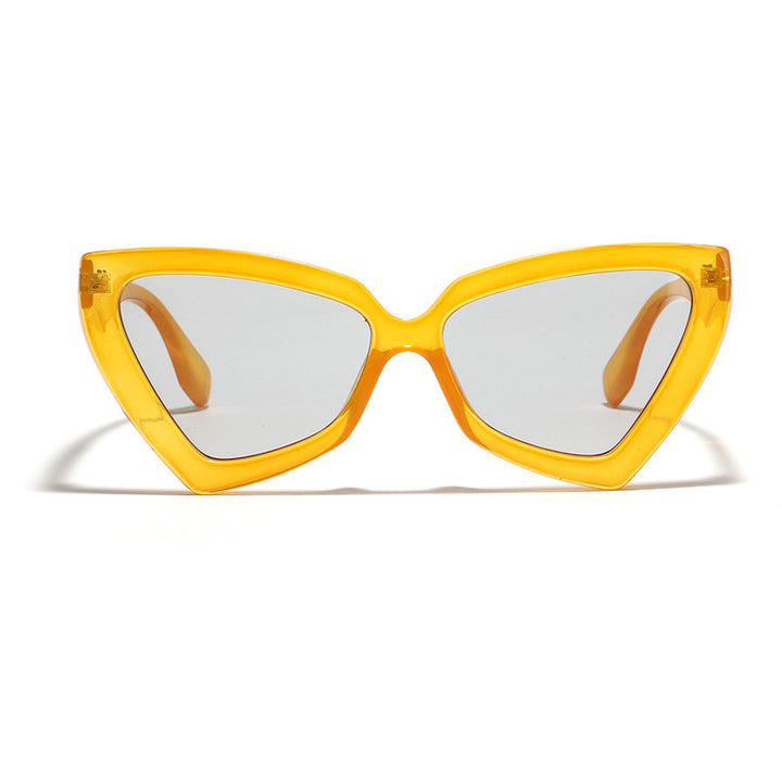 Women's Cat-Eye Sunglasses with Mirrored Lenses and Sturdy Frame Stornfield