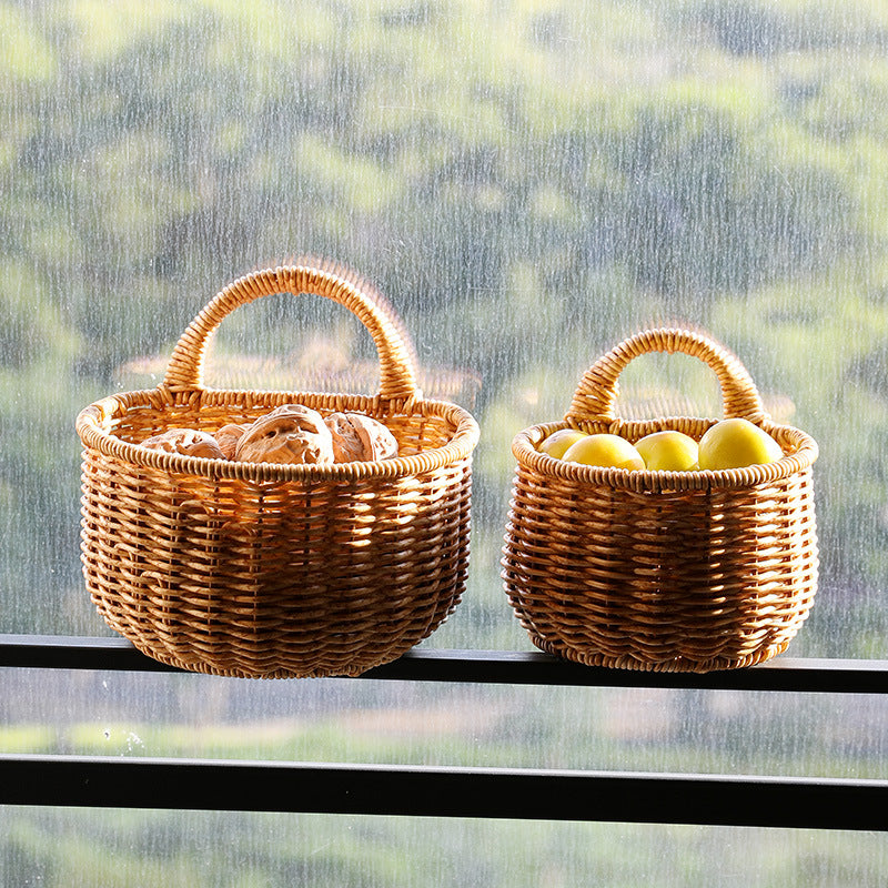 Handwoven Storage Basket with Ergonomic Handle Stornfield