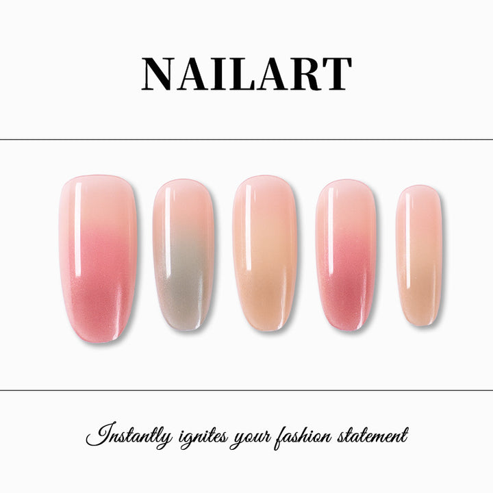 Ombre Gradient Press-On Nails Stornfield