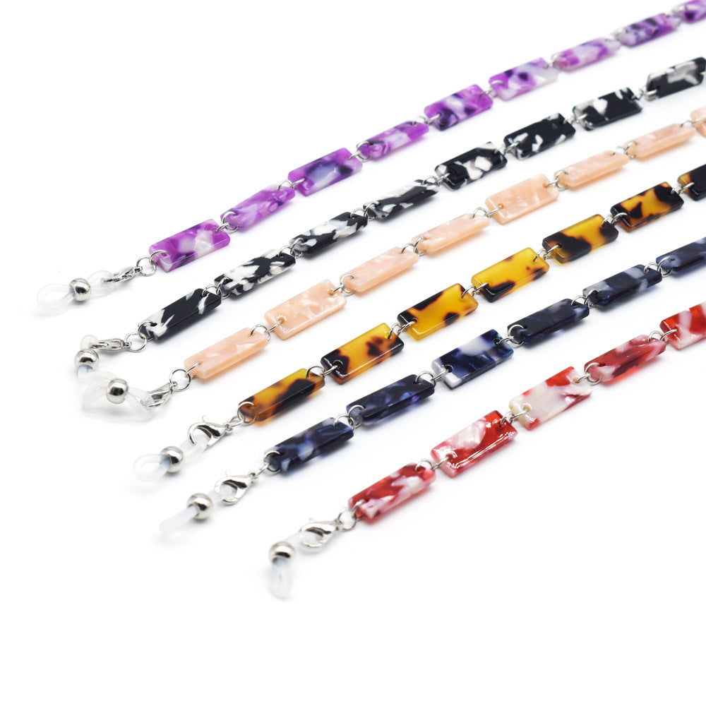 Stylish Tortoiseshell Pattern Eyewear Chain Stornfield