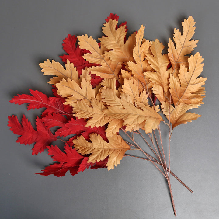 Decorative Faux Leaf Stem for Home Display