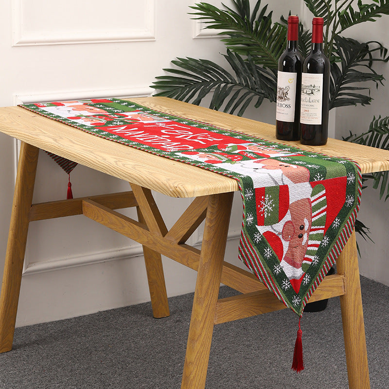 Festive table runner with reindeer motif Stornfield